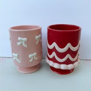 Target Bow and Cake Makeup Brush Holder Set